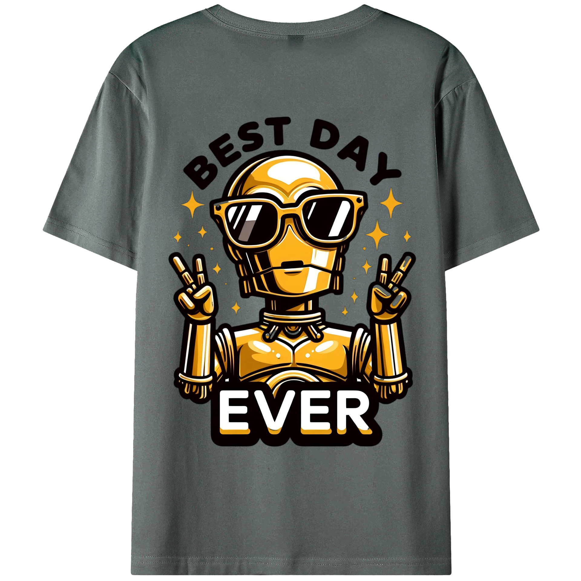 （画像用） スター・ウォーズ Star Wars 綿100％ メンズ半袖Tシャツ（バックプリント） 通気性